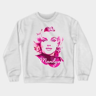 Marilyn Monroe Negative Space Crewneck Sweatshirt